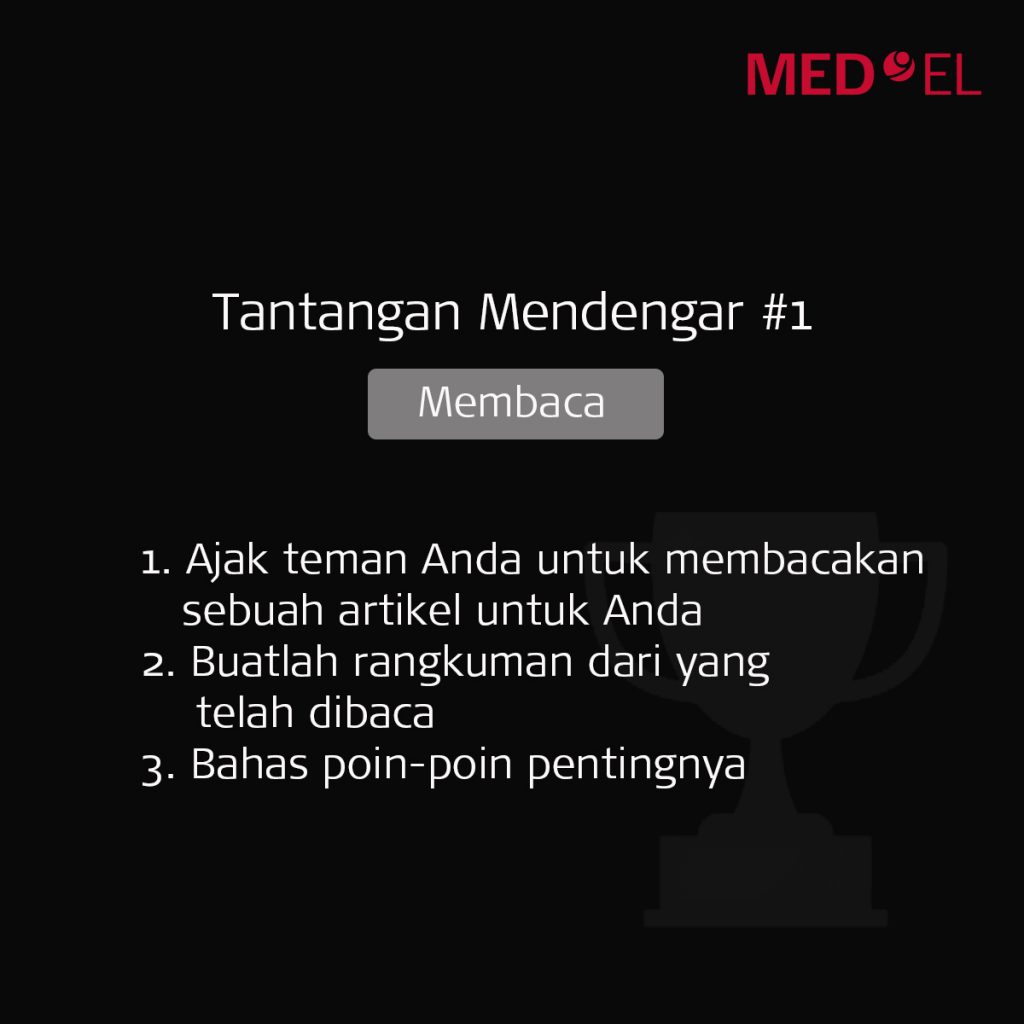 Tantangan mendengar 1